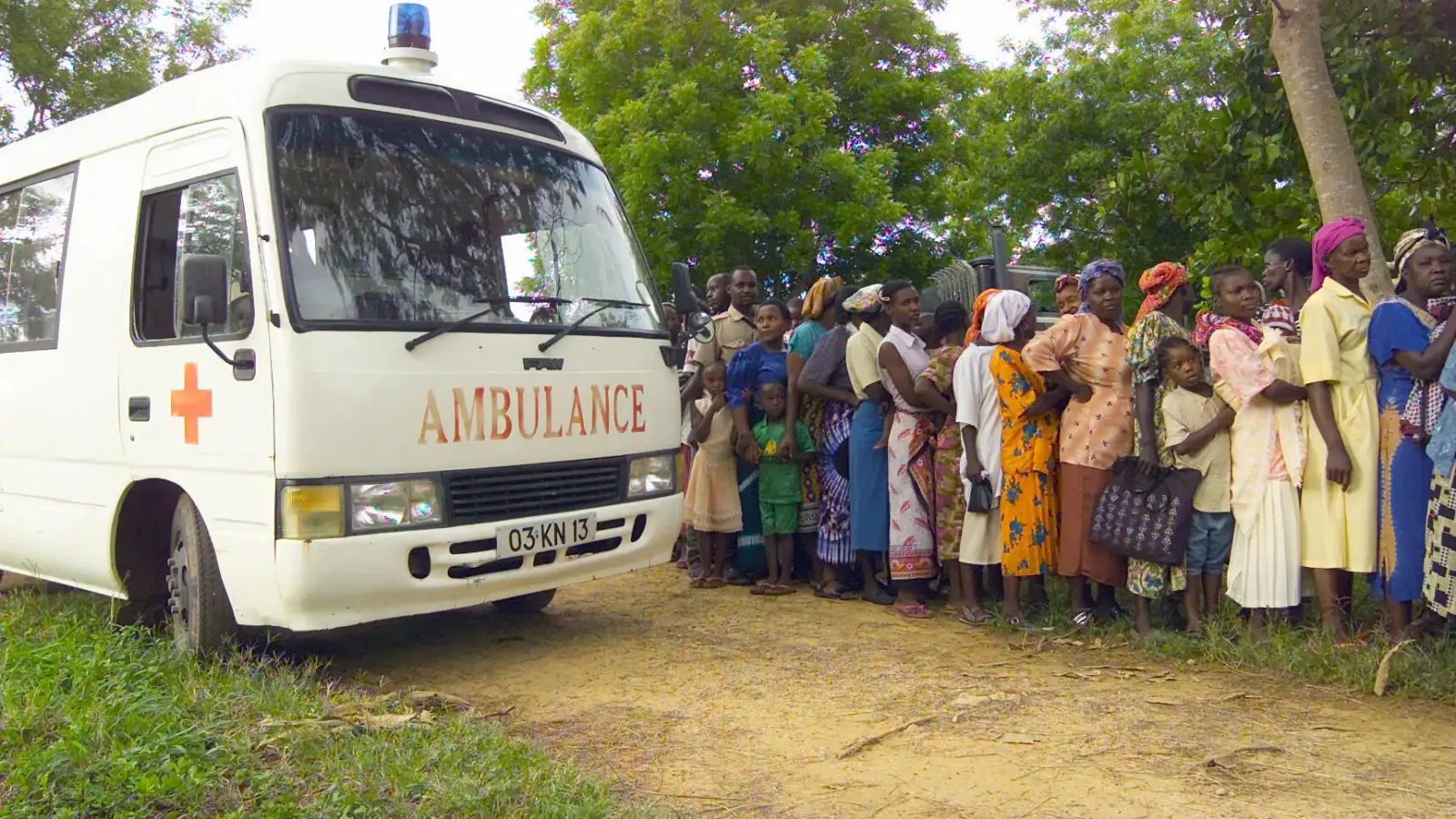 Une ambulance kényane à Manda Bay, photographie d’archive