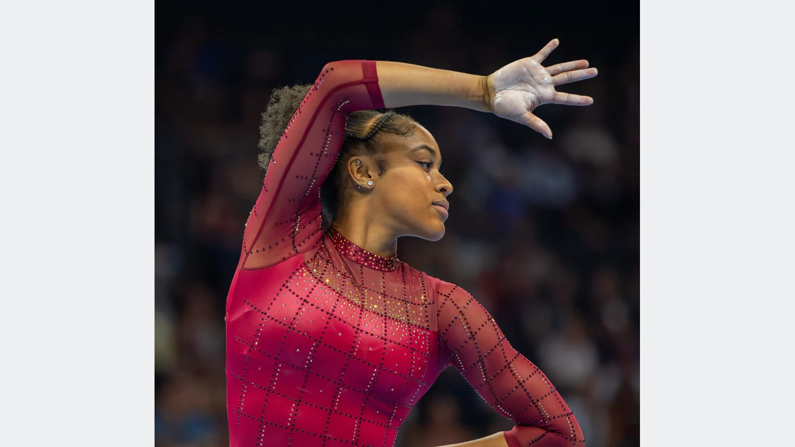 Skye Blakely pendant son exercice au sol à Phoenix en août 2026