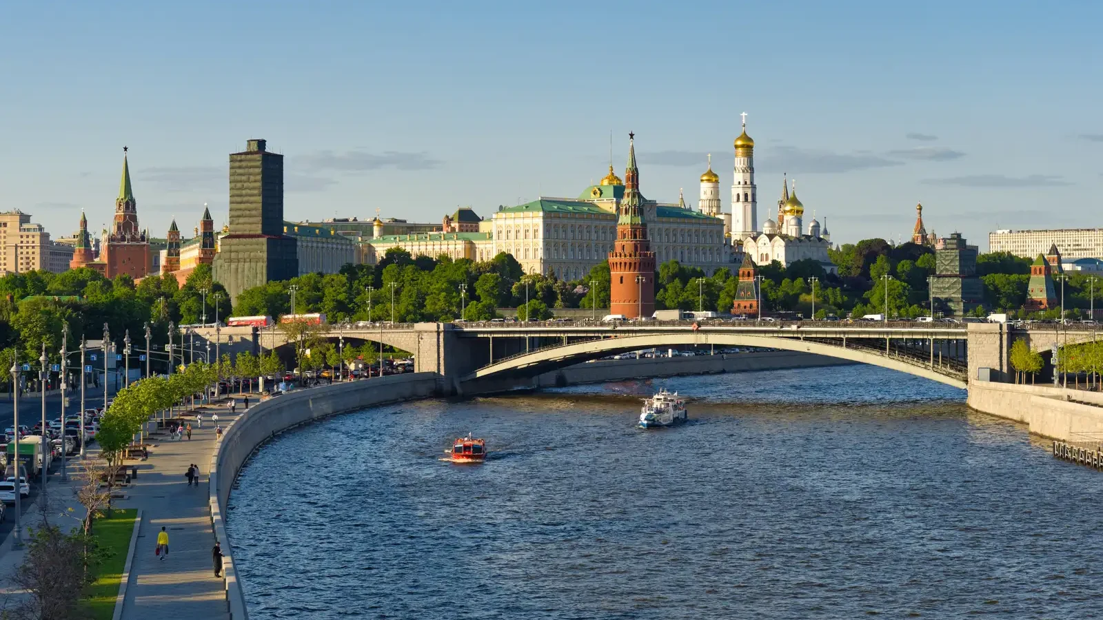 Le Kremlin vu depuis la Moskova