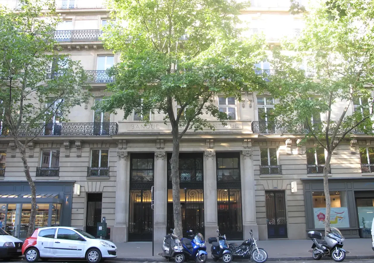 Le 17 boulevard Haussmann à Paris, ancien siège de Danone, en juillet 2010