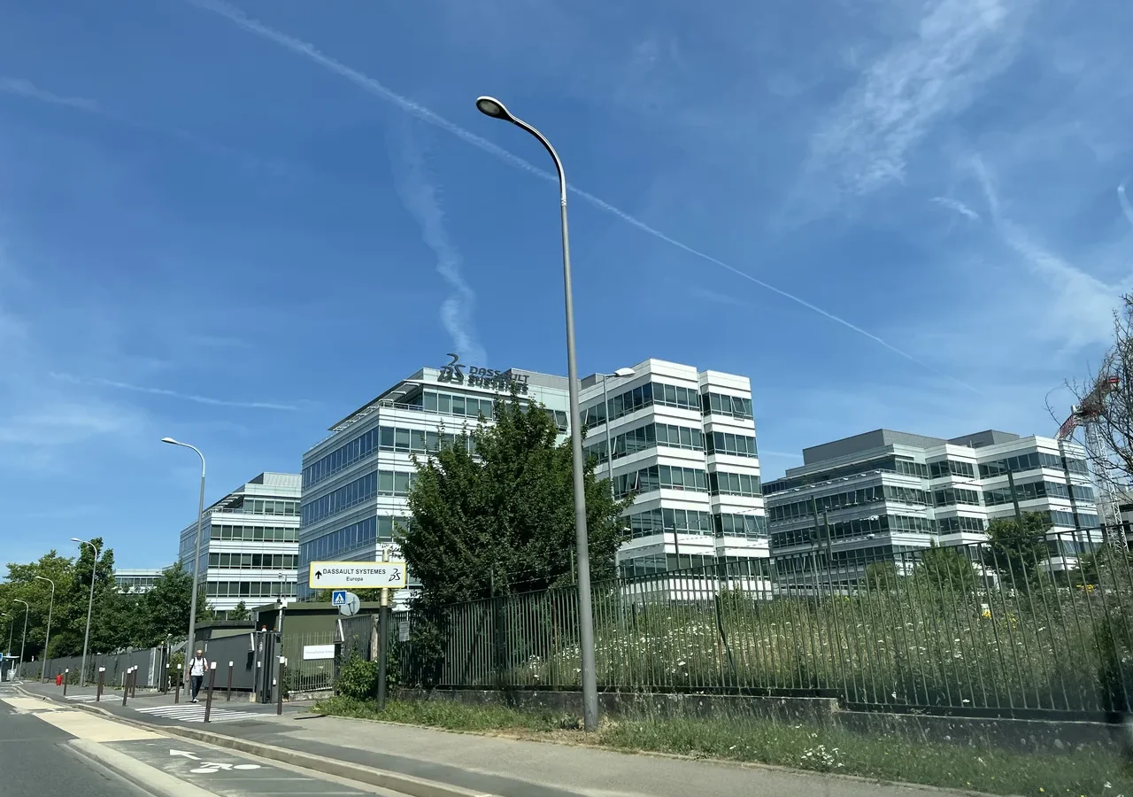 Le siège de Dassault Systèmes à Vélizy-Villacoublay, en juin 2022