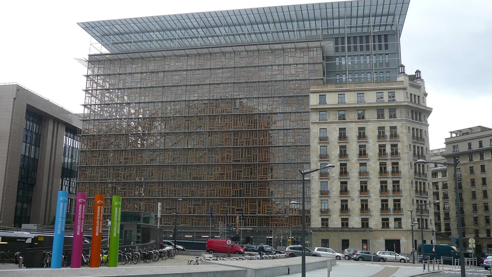 Le bâtiment Europa à Bruxelles, le 28 juillet 2017. Photo d’archive, pas une réunion d’octobre 2026.
